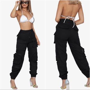 Brand new Honeybum black Cargo pants